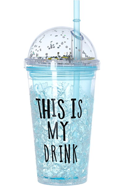 Generic saif so Plastic Juice Cup, Bmazzaz, 450 ml - Colorful