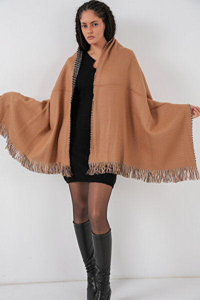 Bigdart Eșarfă groasă cu textura moale pentru femei 15951 - Camel