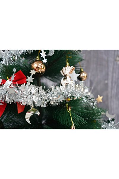 Flippy Χριστουγεννιάτικη διακόσμηση, Flippy, ασημί, μέγεθος: 2 m x 9 cm x 5 cm υλικό: φύλλο PVC, εσωτερικής/εξωτερικής χρήσης