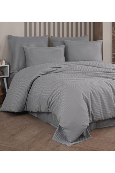 metin tekstil طقم غطاء لحاف مزدوج من القطن الساتان