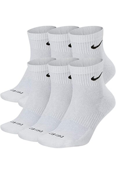 Nike Men's Dri-FIT Cotton Quarter Cut Socks (6 Pack)
