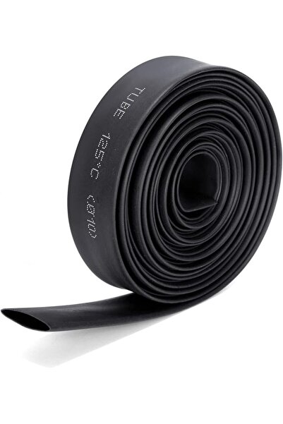 Raco Heat Shrink Sleeve 1m (40mm, Black) - Heat Shrinkable Tube for Cable Insulation