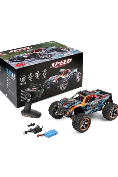 Toy Mașină telecomandă WLToys 1:10 RC Off-road 4x4, 45 km/h, piese din aliaj
