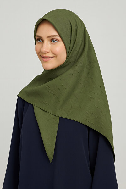 Bilenler Bamboo Scarf 100X100 cm – Anti-Sweat, Non-Pilling and Non-Shedding, Suitable for All Seasons Khaki