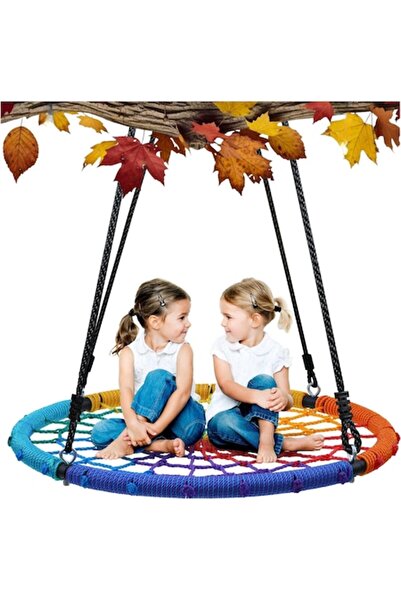 Smart Vibe Κούνια-Φωλιά Kango Fly 100 εκ. για παιδιά και ενήλικες - Rainbow