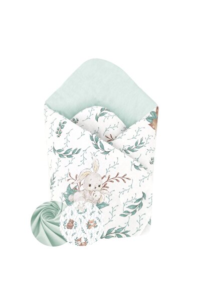 MimiNu Κουβέρτα σπάργανου, MimiNu, Δύο όψεις, Μέγεθος 75x75 cm, Βαμβάκι, Lulu