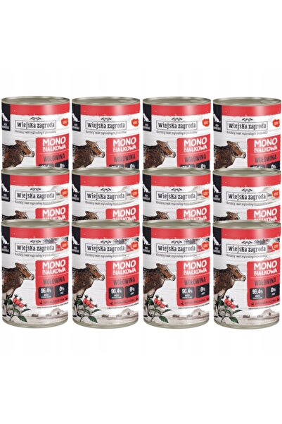 Other Wiejska Zagroda Hrana umeda monoproteica pentru caini cu carne de vita ...