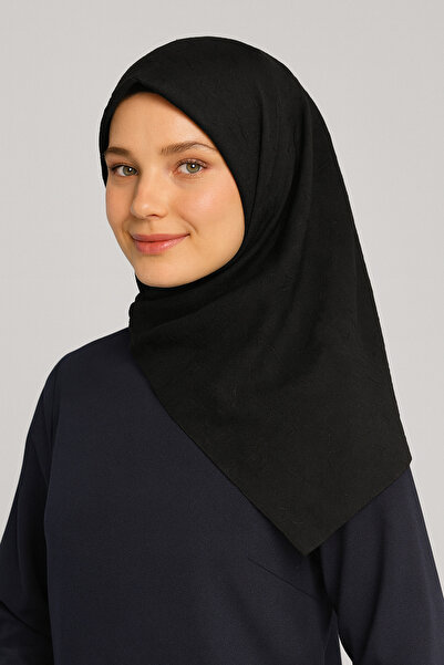 Bilenler Bamboo Scarf 100X100 cm – Anti-Sweat, Non-Pilling and Non-Shedding, Suitable for All Seasons Black