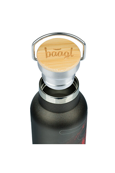 Baagl Thermo bottle with bamboo lid Volcano, 500 ml