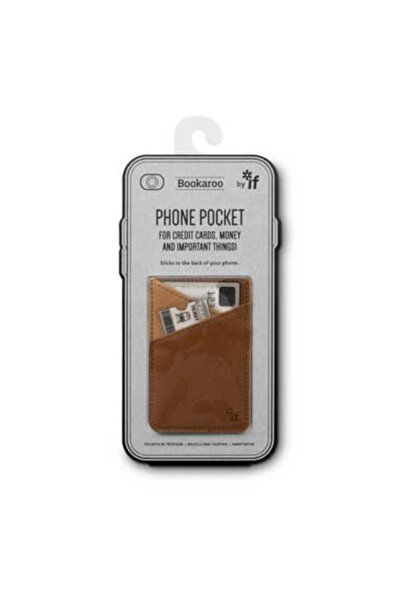İF Bookaroo Phone Pocket Phone Holder - Brown