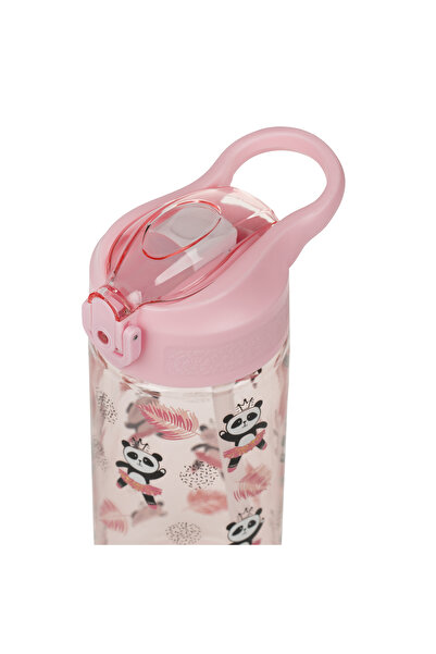 Baagl Tritan bottle with straw Panda, 500 ml