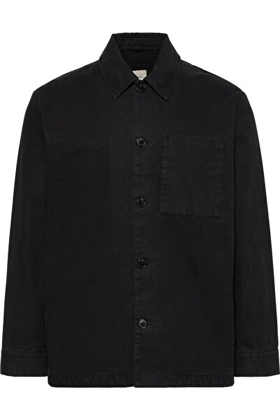 Calvin Klein Ls Washed Cotton Twill Erkek Mont