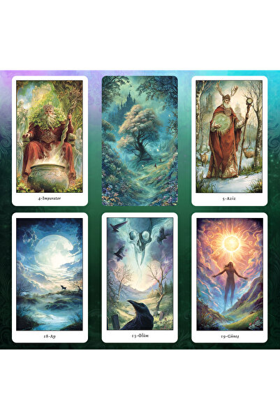 İkilem Yayınevi Mistik Orman Tarot V2 / 78 Kart ve Yorum Kitabı