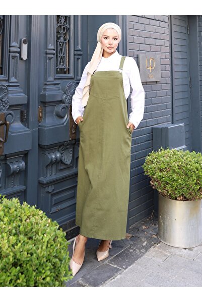 VAV Ολόσωμη φόρμα από γκαμπαρντίνα - Χακί -