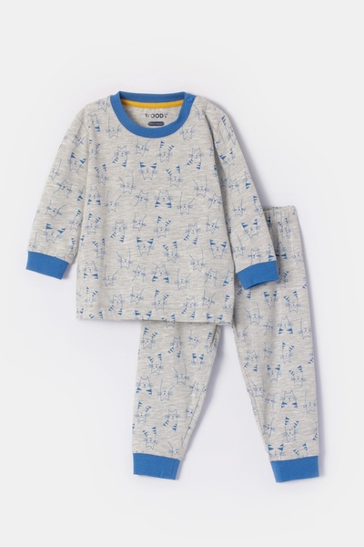 Woody Erkek Bebek Pijama-Plc - 922 Z Aop Cat Boys