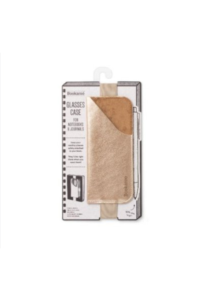 İF Bookaroo Glasses Case Elastic Eyeglass Case - Gold