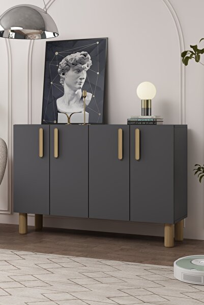 DEMONTE DECOR 8192KM-128DD KONSOL,KAHVE KÖŞESİ,AYAKKABILIK,OFİS EVRAK DOLABI,MUTFAK KİLER DOLABI,TV ÜNİTESİ-ASFR