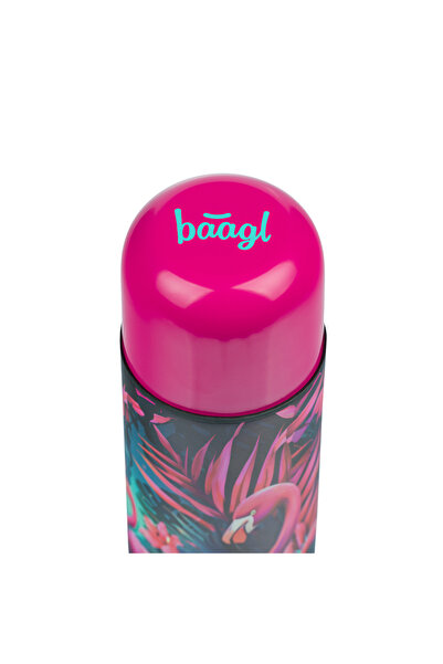 Baagl Thermo bottle Flamingos, 550 ml
