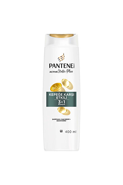 Pantene Kepeğe Karşı Etkili 3 ü 1 Arada Şampuan 400ml Kepeğe Yatkın Saçlar