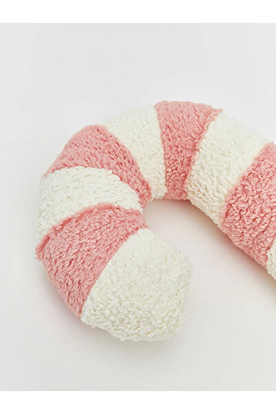 LC Waikiki Lcw Home Pink Cane Figured Plush Throw Pillow