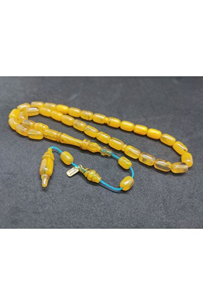 İskeçe Exclusive Ayhan Turan Masterpiece Transparent Delim Ringed Imame Squeeze Amber Amber Certified 8630