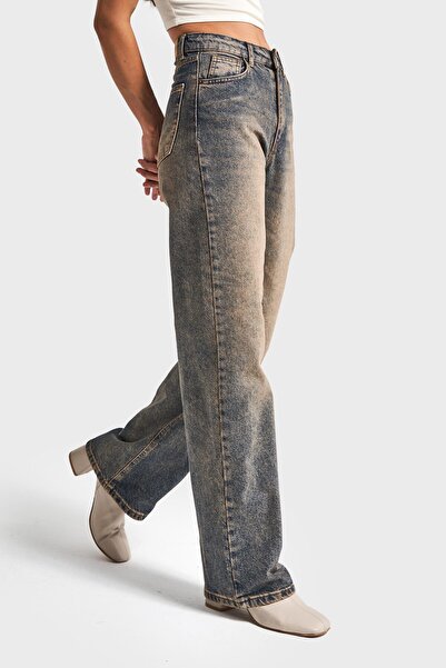 its basic Жіночі джинси T.Kot Колір Doris 35w5-85 Straight Fit Висока талія 100% бавовна Джинсова тканина