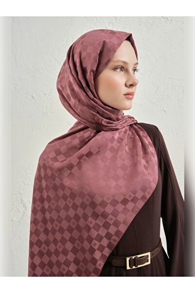 Armine Elegance İpek Pamuk Dama Şal 32