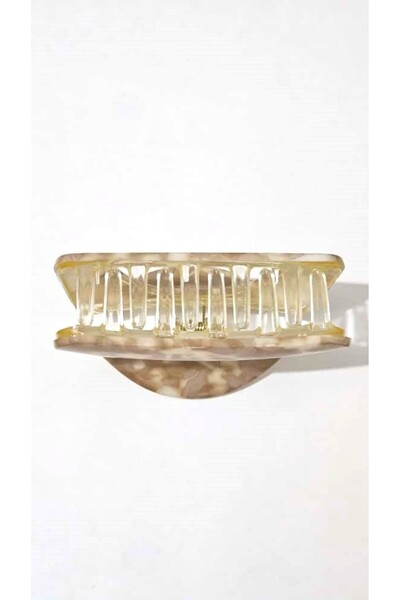 cityvision Korean Style Brown Color Semi Oval 9cm Women's Hairpin - Stylish and Durable