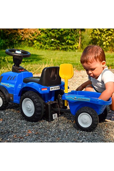 Babymix Tractor, Baby Mix, New Holland, Up to 25 kg, With horn and engine sound, 12 months+