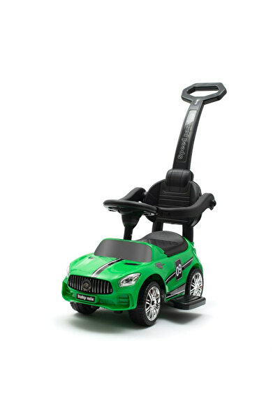 Babymix Push car, Baby Mix, Racer, With side protections, With melodies and horn, Green