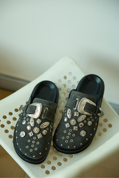 Eataly Shoes Черевики з натуральної шкіри з підкладкою з фетру, з пряжкою і закритим носком