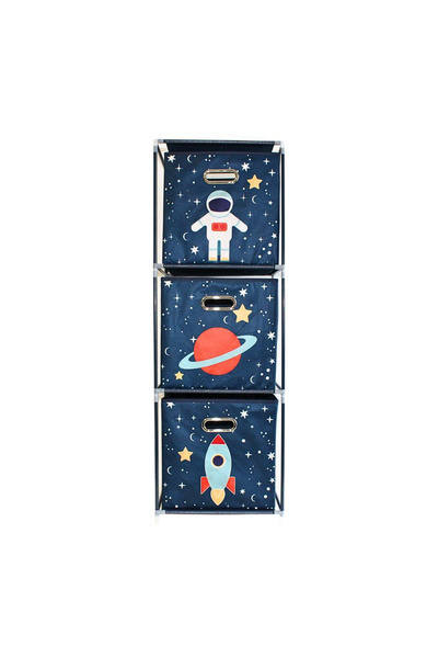 Gift Design Dulap modular cu 3 rafturi și 3 cutii de depozitare Space