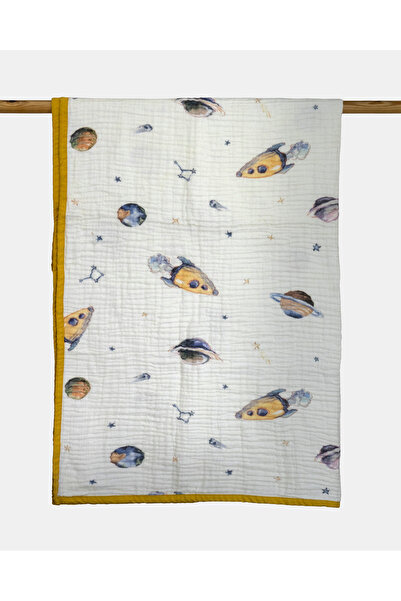 Mimiko غطاء موسلين 4 طبقات 100% قطن عضوي فائق النعومة، قابل للتنفس، بطانية لل...