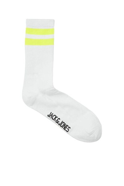Jack & Jones JACELI STRIPES TENNIS SOCK Erkek White Çorap - JJ12250739