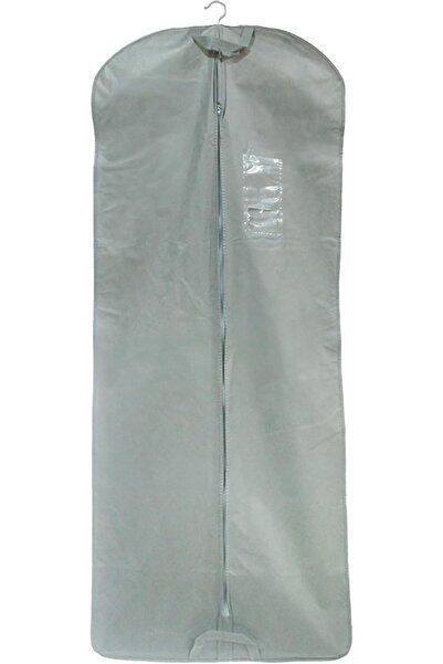 GOTA حقيبة ملابس رمادية غير منسوجة بسحاب طويل - غطاء مقاوم للغبار وجيد التهوي...