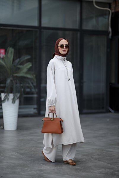 NS Moda Tesettür Feza Set Stone