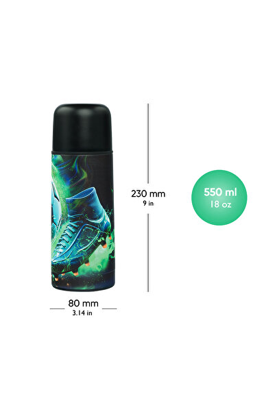 Baagl Thermo bottle Football Ball, 550 ml