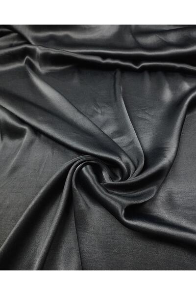 Kumaş Parça Σατέν βισκόζη σε μαύρο χρώμα (Πλάτος 130 cm x Μήκος 290 cm)