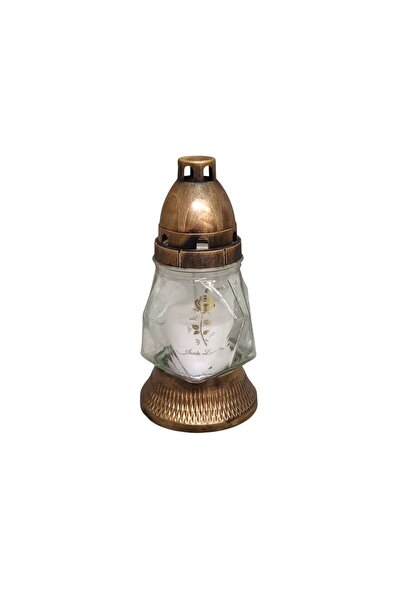 Gimihome Lumânare nouă din sticlă cu capac, timp de ardere 14 ore, 8,5 x 17,5...