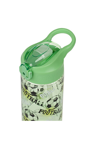 Baagl Tritan bottle with straw Football, 500 ml