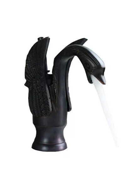 Trendy's Αντίκα μαύρη μπαταρία νιπτήρα, μεσαίου ύψους