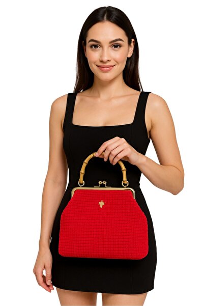 Uretti - Öznur 7392 7172 Hand Knitted Macrame Thread Wooden Handle Evening Dr...