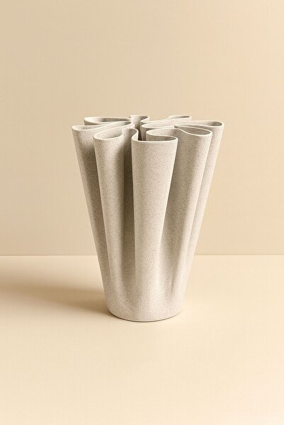 ıx Wavy Vase | Dalga Formlu Modern Dekoratif Vazo