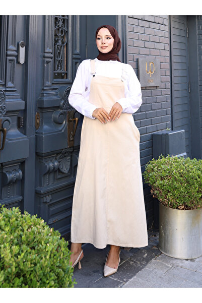 VAV Gabardine Jumpsuit - Stone Color -