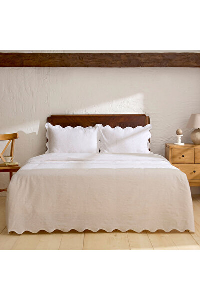 Karaca Home Maribel 100% Cotton Bedspread Set White