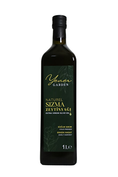 YENER GARDEN ERKEN HASAT SOĞUK SIKIM NATUREL SIZMA ZEYTİNYAĞI