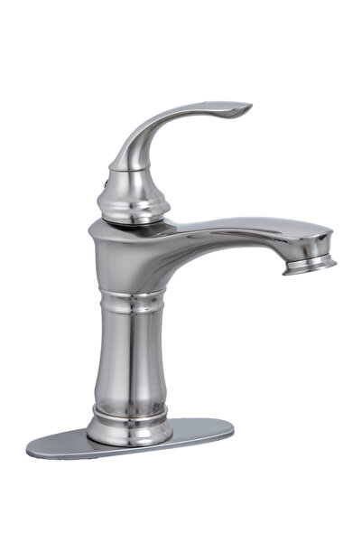 Trendy's Μπαταρία νεροχύτη μπάνιου, σατινέ φινίρισμα