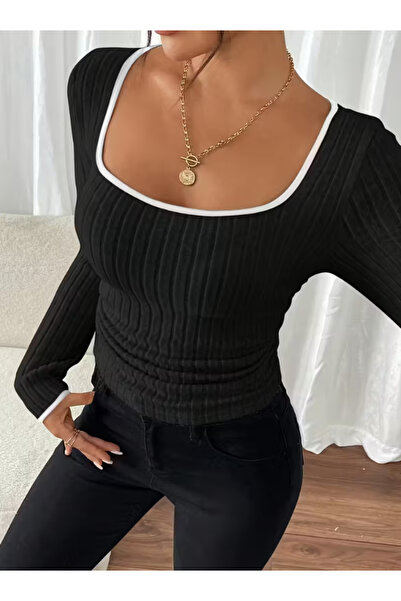 StilVibe Stylish Color Black Slim Fit Blouse for Women Editor's Picks