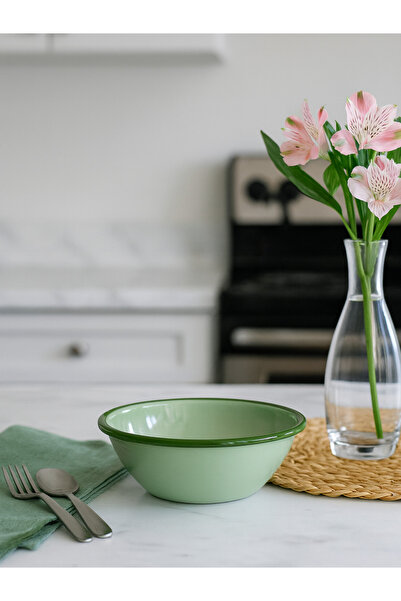 Elifle Emaye Kase 20 cm Mutfak, Salata, Yemek