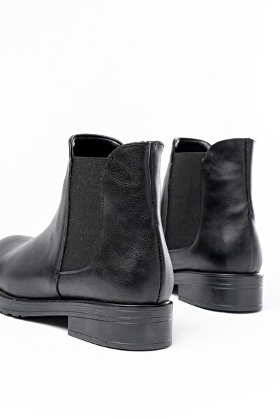 Aymood 165-230 Black Elastic Daily Women's Boots